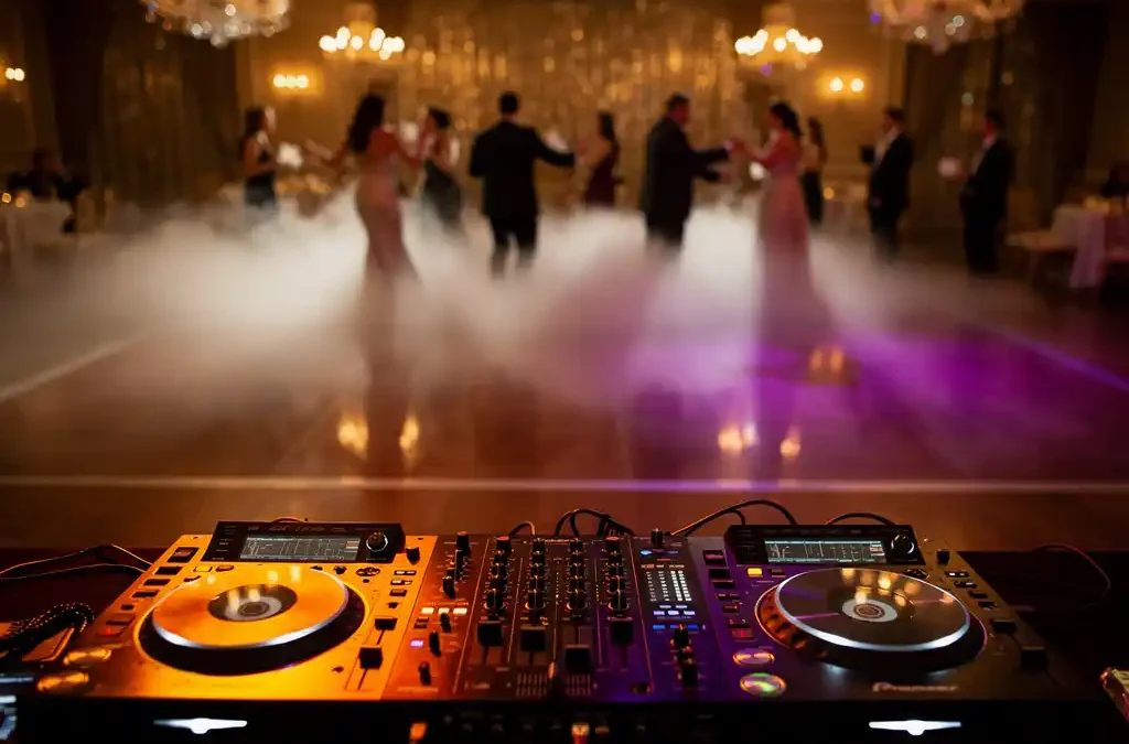 Wat is het verschil tussen een dj met en zonder rookmachine op een bruiloft?