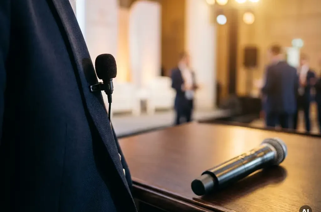 Welke microfoon is geschikt voor een presentatie?